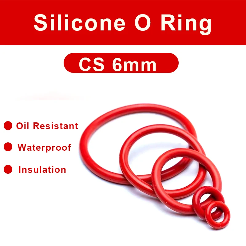 Mm O Ring Uxcell Silicone O-Rings 4mm OD, 1mm ID (50-Pack) For
