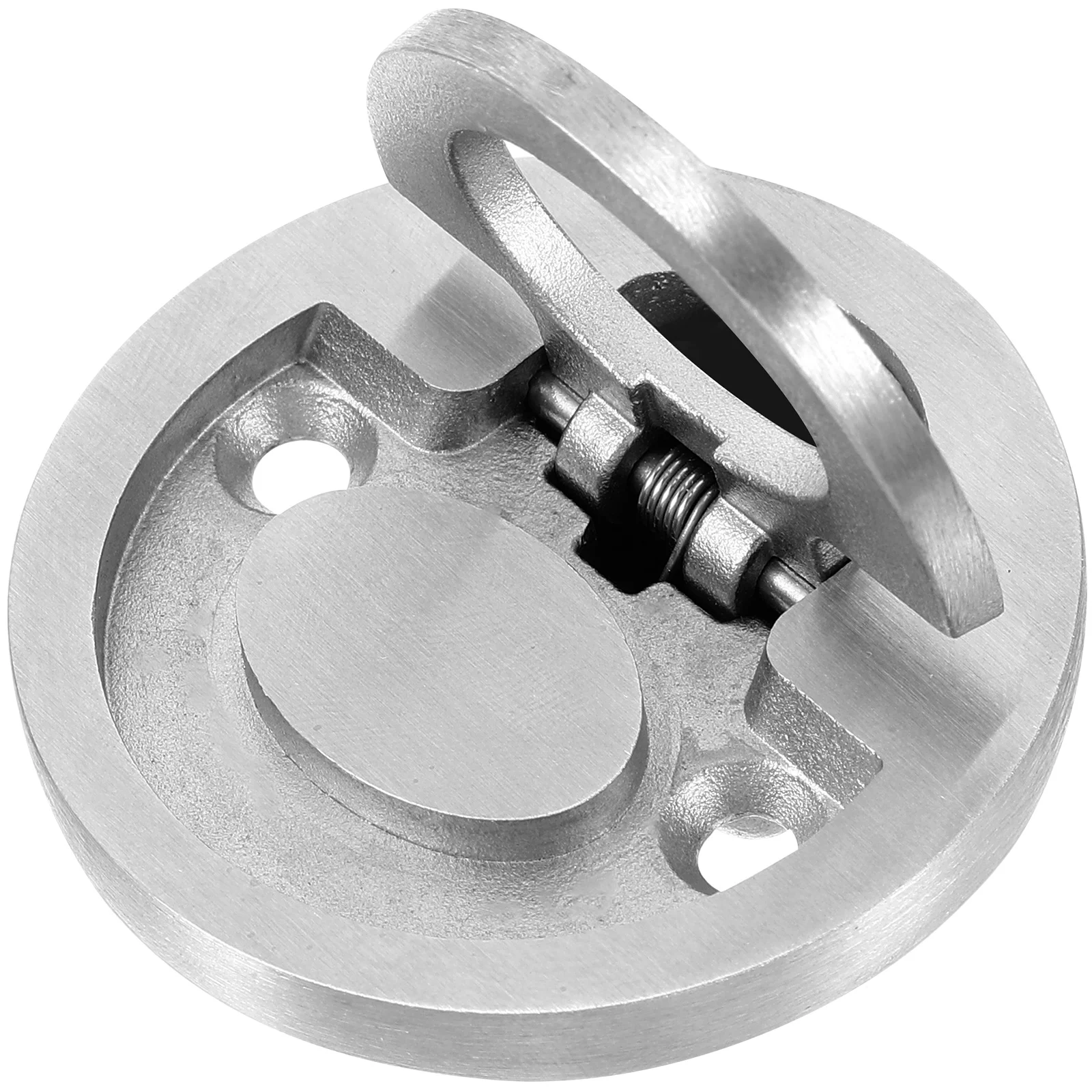 Anello di trazione in acciaio inox maniglia per portello in acciaio inox maniglia di sollevamento incassata per mobile da cucina 5,08 cm | Leroy Merlin