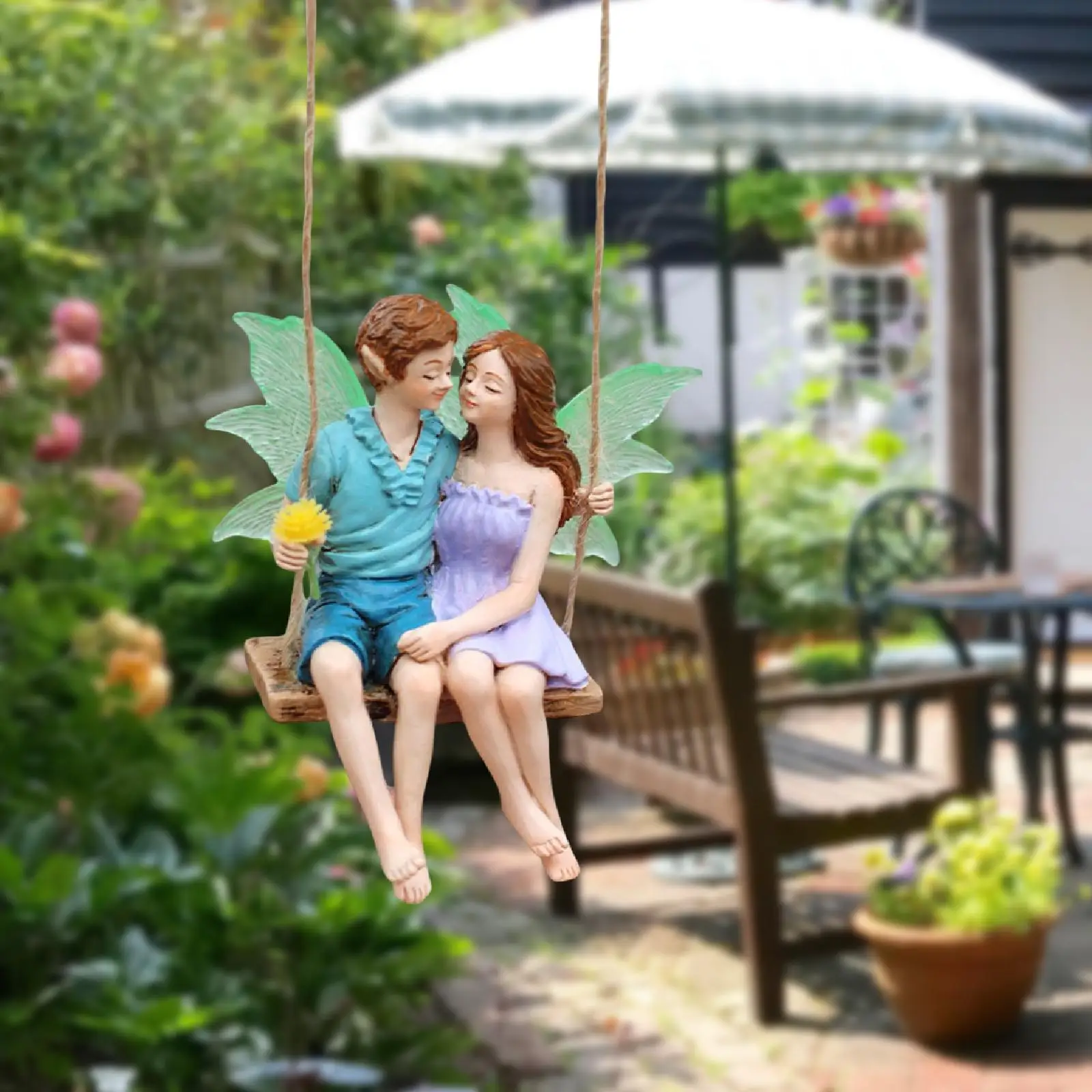 פיגוריות מיניאטוריות אביזרי גן פיירי לעשייה עצמית קישוט עציץ פרחים