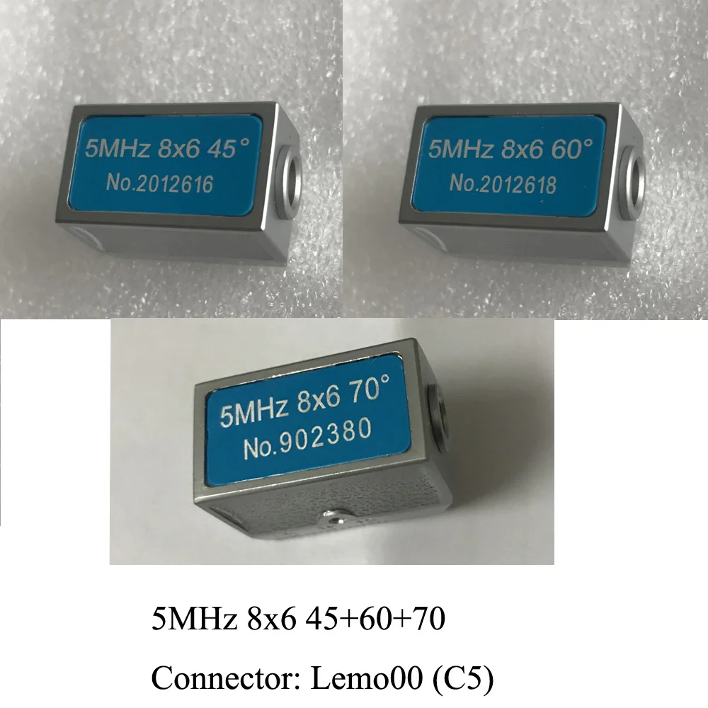 2MHz/4MHz 3x4 4x5 8x6 8x9 10x10 14x14 Angle Probe Transducer