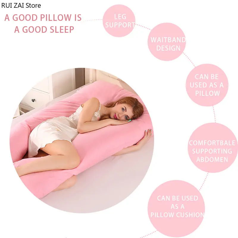 Pregnant Waist Pillow Body U Shape Sleeping Support Maternity Waist Pillows  For Bed Cushion PW15 100% Cotton Floral Crown Print - Price history &  Review, AliExpress Seller - Jayhome Store