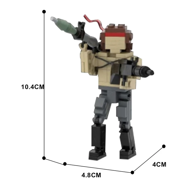 Moc Tombe Lara Crofted RAMBO Action Figures Raideres Mech MOC Set Building  Blocks Bricks Toys for