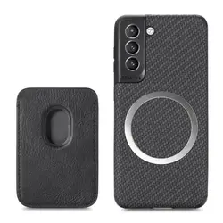 Magnetic Magsafe Wallet Card Holder with Wireless Charging Capability - A13 (Black)