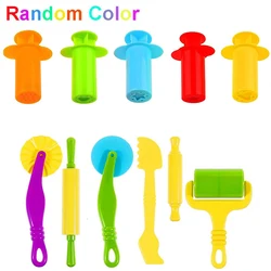 Creative Clay Modeling Tool Set - Assorted Rollers, Molds, and Cutters (11pcs random color)