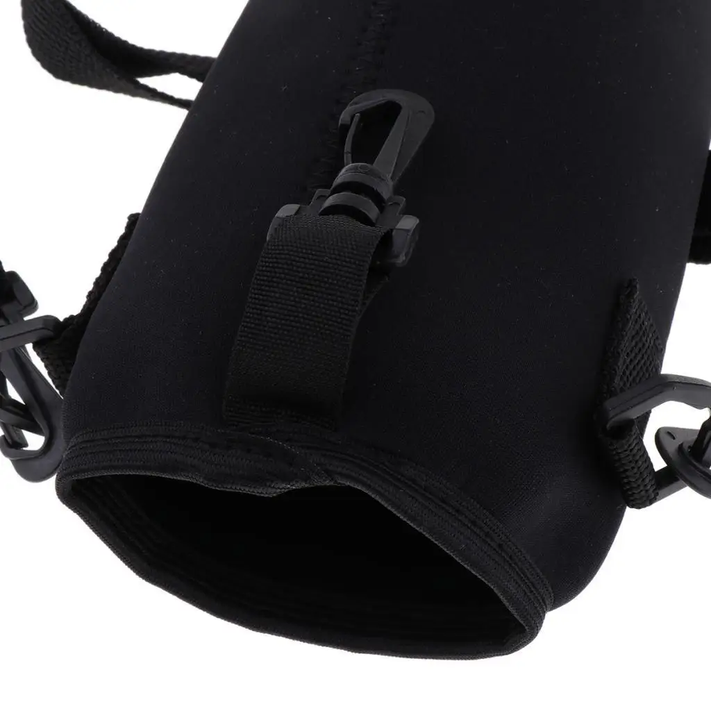Water Bottle Carrier, Insulated Neoprene Water Bottle Holder Bag Case 1L with Adjustable Shoulder Strap 6