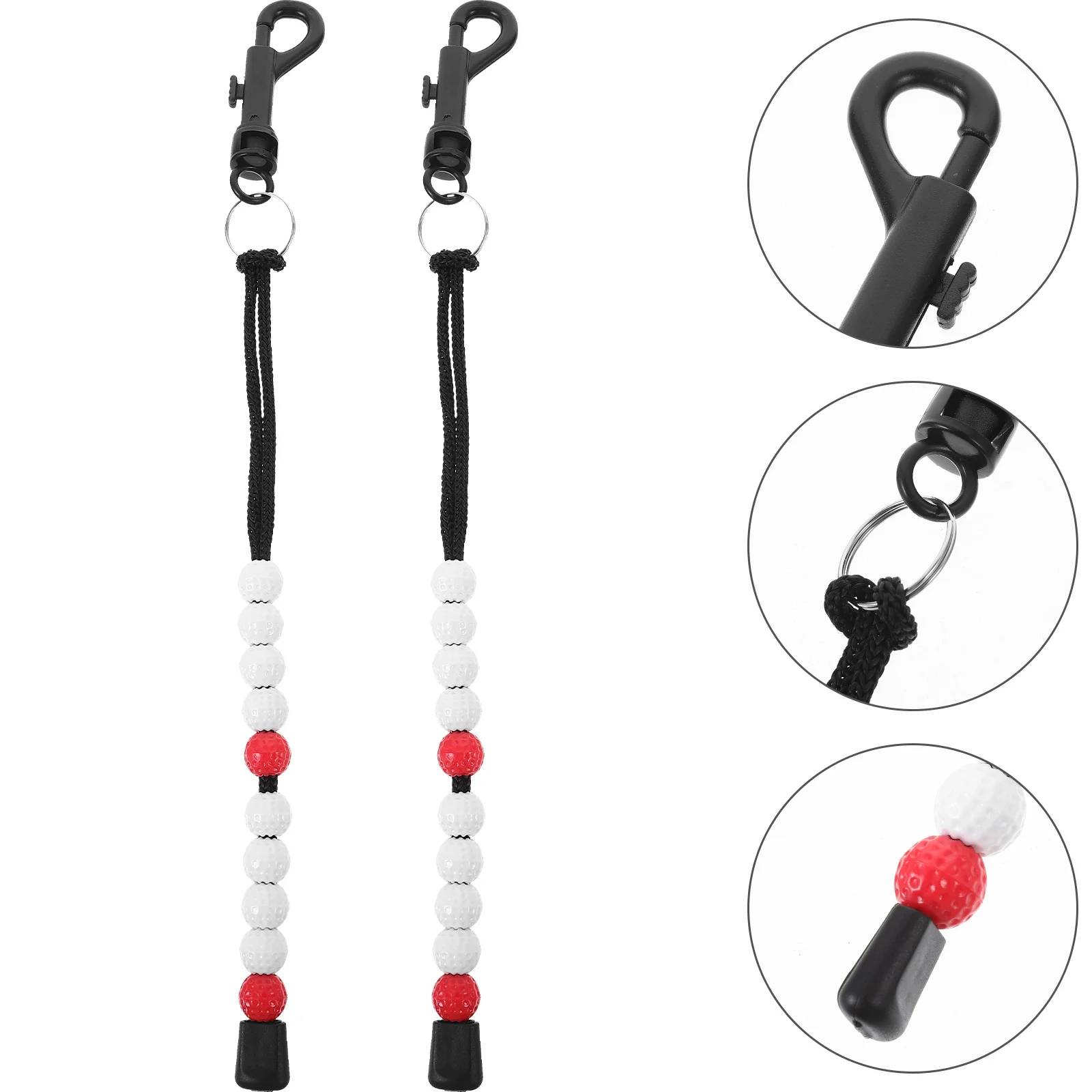 

Counter Score Golfing Golf Beads Count Keeper Scoring Tool Putting Attachment Counters Clip Supplies