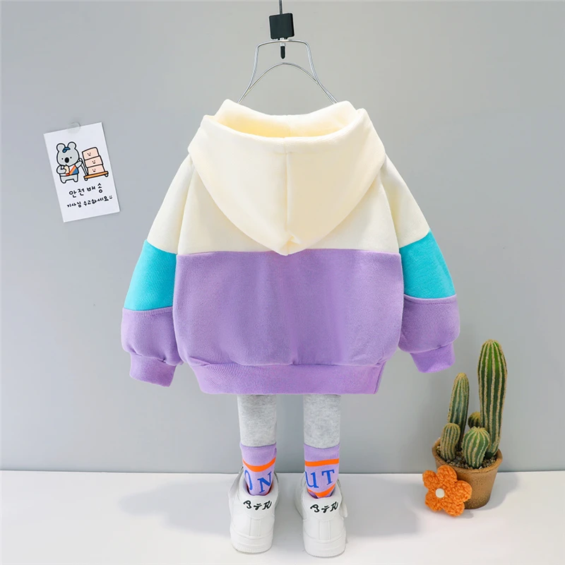 Girls Clothes Spring Autumn Baby Kids Clothing Sets Hooded Casual T Shirt Pants Toddler Infant Tracksuit Children Outfits