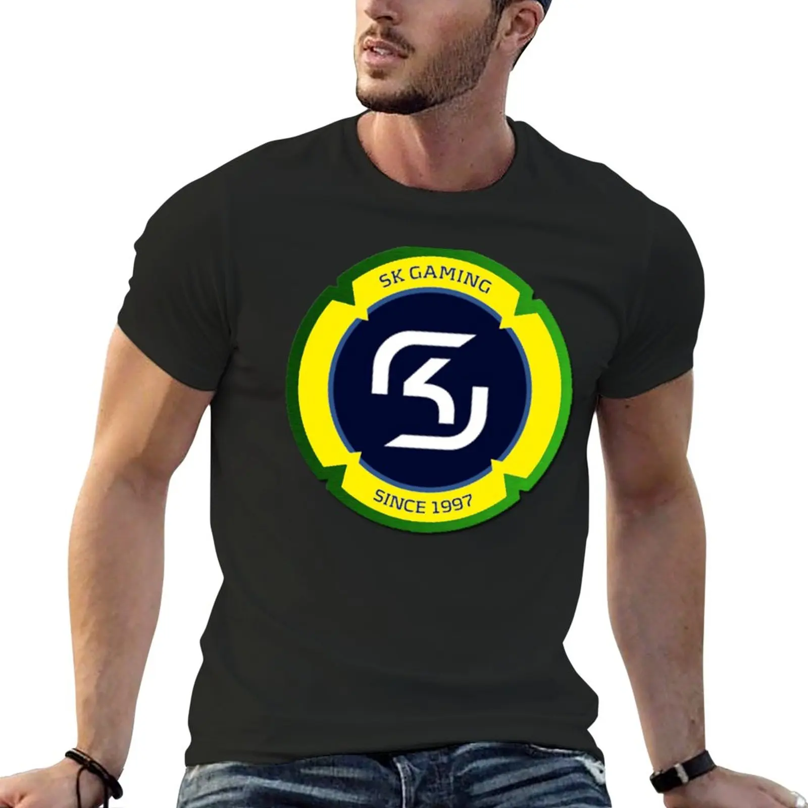 

SK Gaming CS GO T-Shirt aesthetic clothes summer top cute tops Short sleeve tee mens graphic t-shirts big and tall