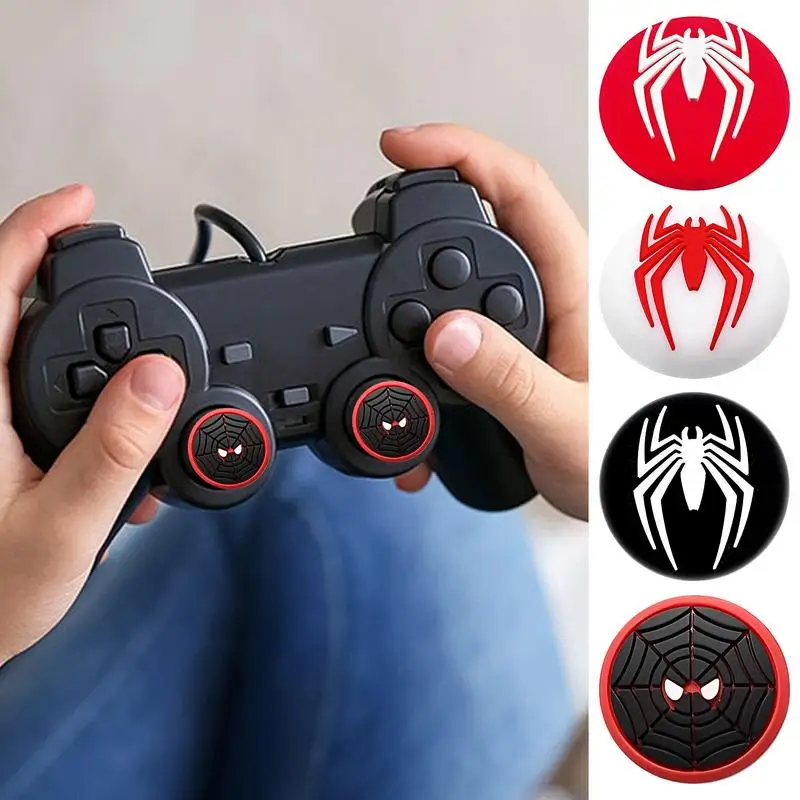 Per Ps5 Ps4 Switch Pro Controller Gamepad Joystick Case Antiscivolo Joystick Grip Silicone Joystick Cover Sostituzione 4 Pezzi