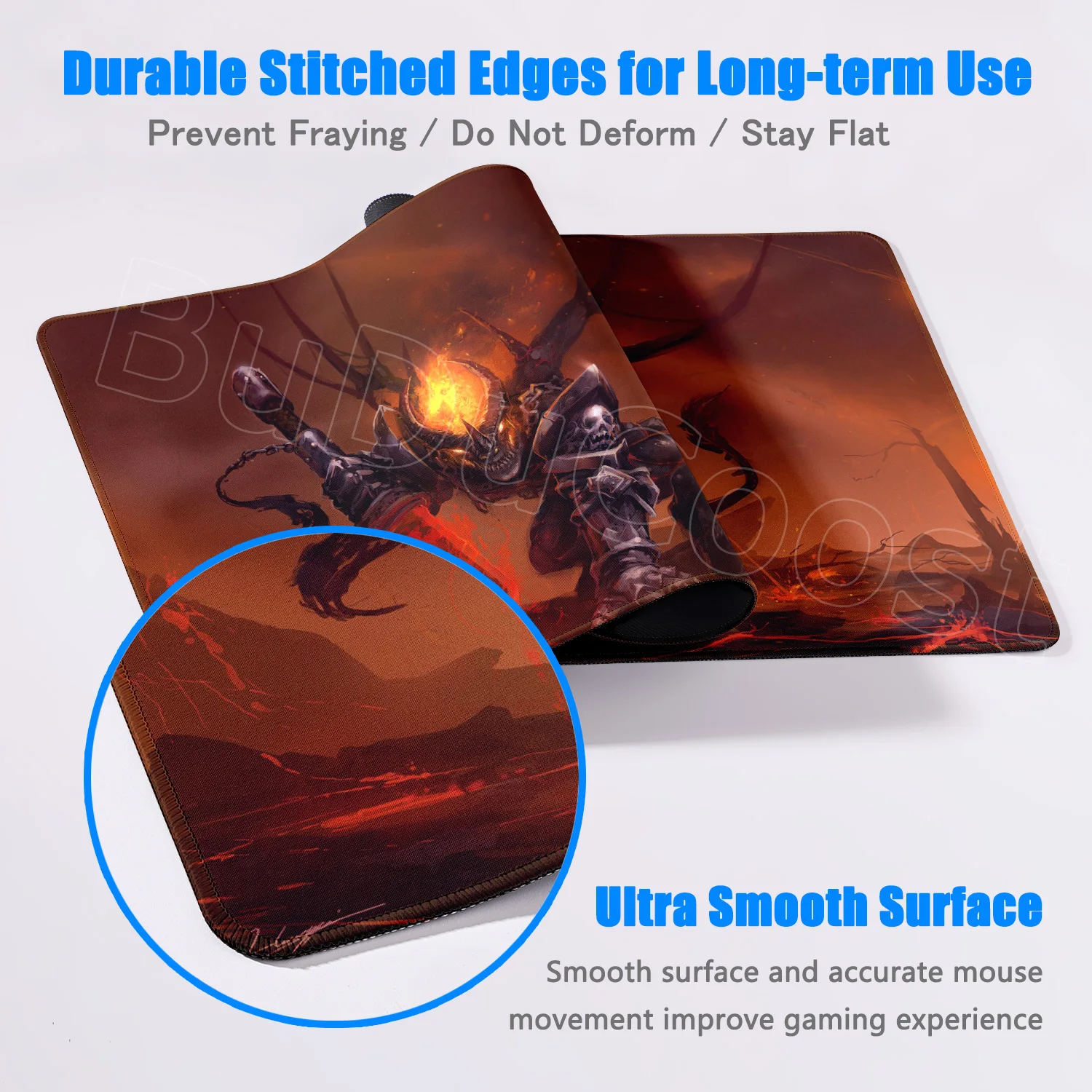 Heroes of Might and Magic Medieval Game Desk Mat - HD Print XXL Non-Slip Mouse Pad