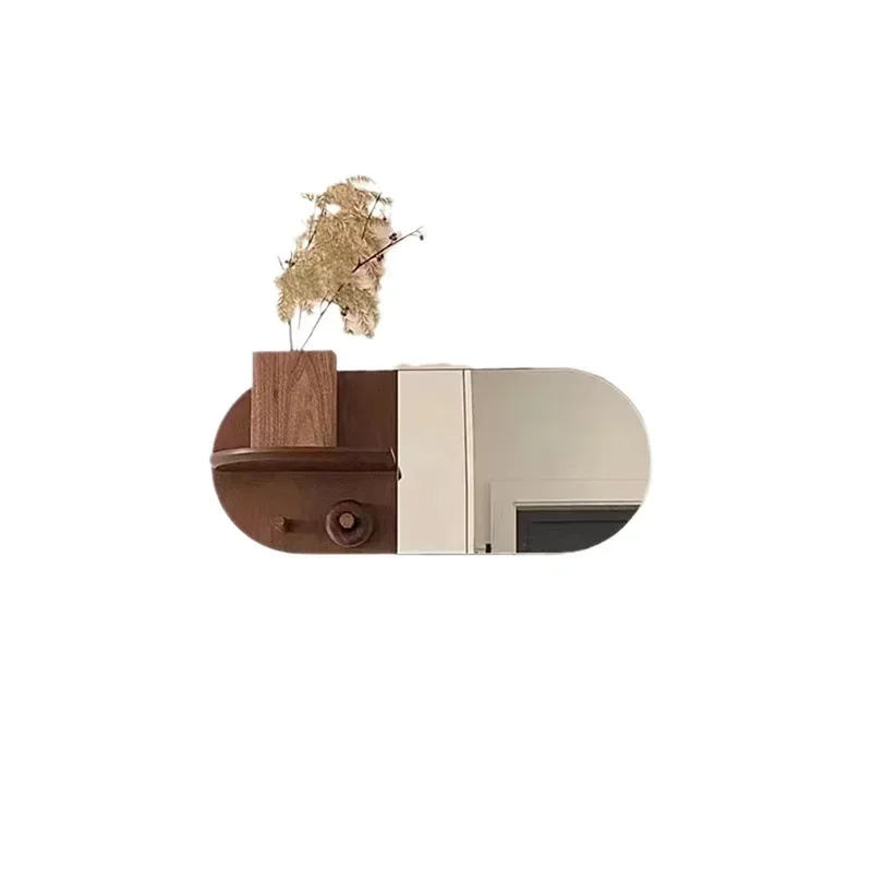 英語本洋書セット写真集中古家具屋リビング飾り Creative Design Novelty Hallway Wooden Oval Multi Purpose