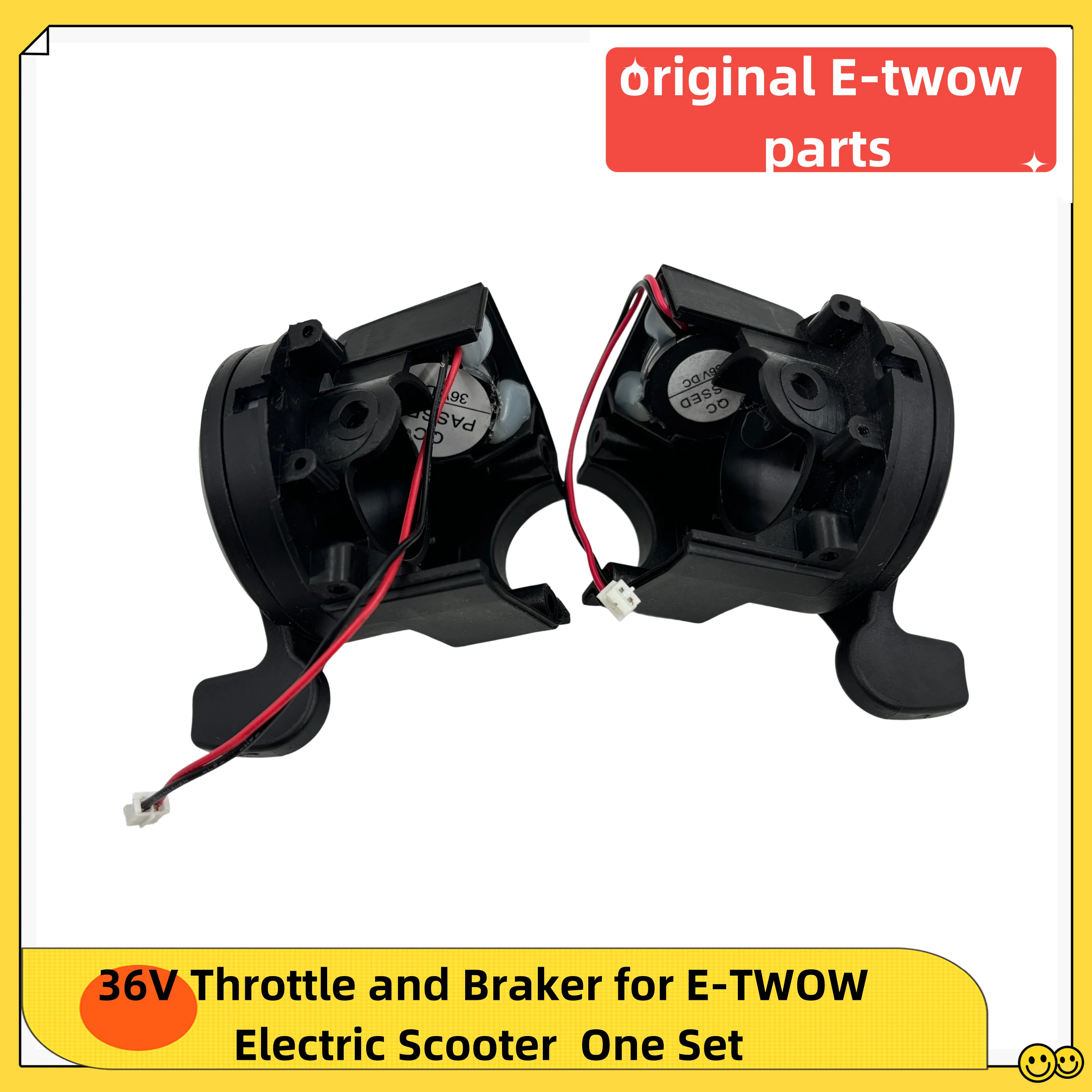 Original Throttle and Braker for E-TWOW Electric Scooter Brake Lever+Accelerator electric scooter accessories electric bike controller