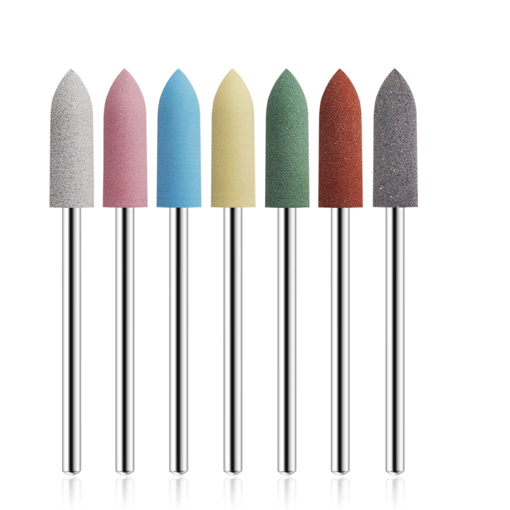 Rubber Nail Drill Bit Electric Nail Files Pedicure Manicure Milling Cutter Silicone Polishing Buffer Polisher Grinder Cuticle 4