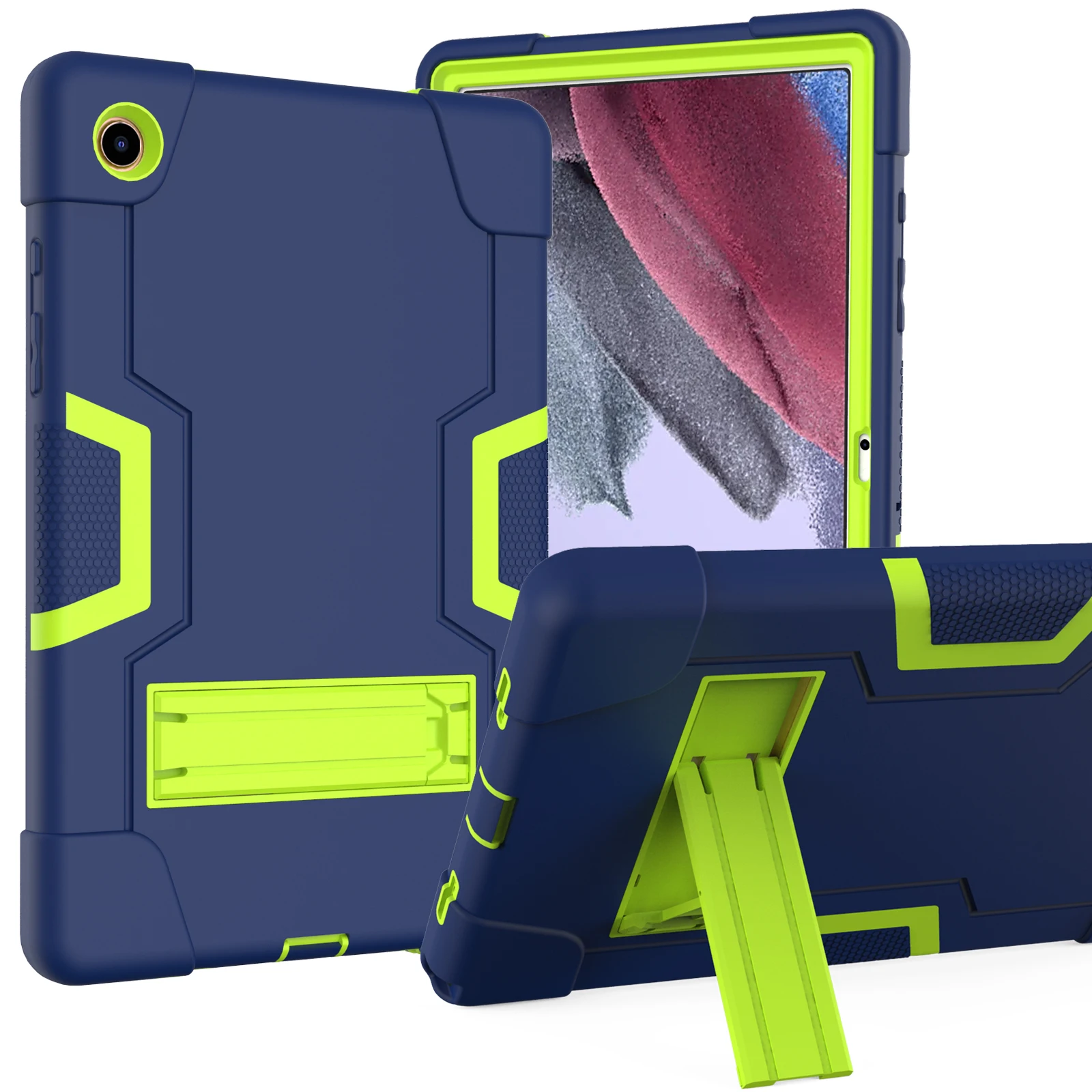 For Samsung Galaxy TAB A8 10.5 2022 Case Tablet Cover Tab A 8 SM-X200 X205 X207 Silicon TPU+PC shell Shockproof Stand Protective_voghion.com