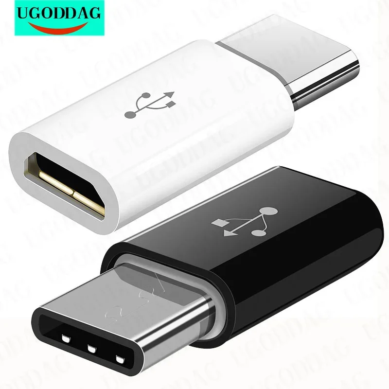 

1-5PCS Mini Micro USB To USB Type C OTG Adapter Data Charging Converter for Huawei Samsung Galaxy Sync Charger Cable Connector