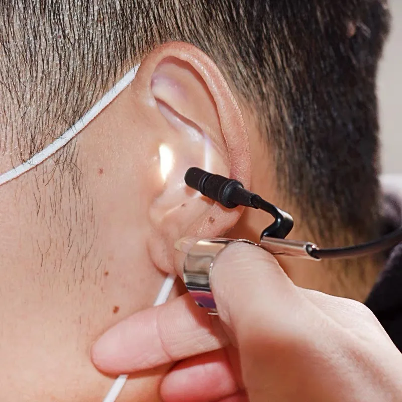 Professional LED Thumb Light Ear Pick Wax Removal Tool 3 Level Brightness USB Charging Ear Cleaner Care Tool