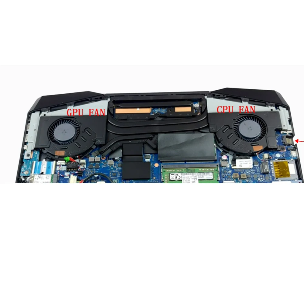 CPU GPU 냉각 팬, HP 파빌리온 15-DK TPN-C141 DK0020 L57170 L56900 001 ND85C16-18L02 게이밍 노트북 그래픽 카드 라디에이터