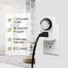 Mechanical Plug Timer Switch 48 ON/OFF Min15 Outlet Timer Grounded for Aquarium Grow Light Hydroponics Lighting Home Appliance 2