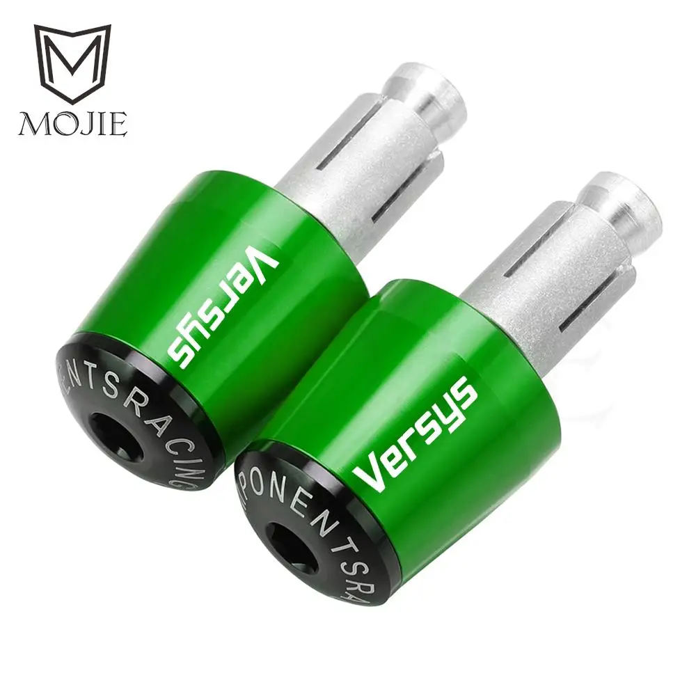

Motorcycles Handlebar Grips Cap Weight PartsAnti Vibration Silder Plug Ends FOR KAWASAKI VERSYS VERSYS1000 VERSYS650cc 12-16
