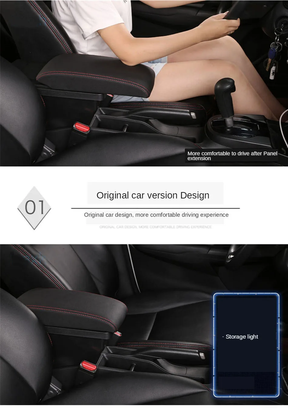 Für TOYOTA Yaris Armlehne Für TOYOTA Yaris Vitz Auto Armlehne box Auto Zubehör Innen Teile details Lagerung box Nachrüst teile – Detail 4