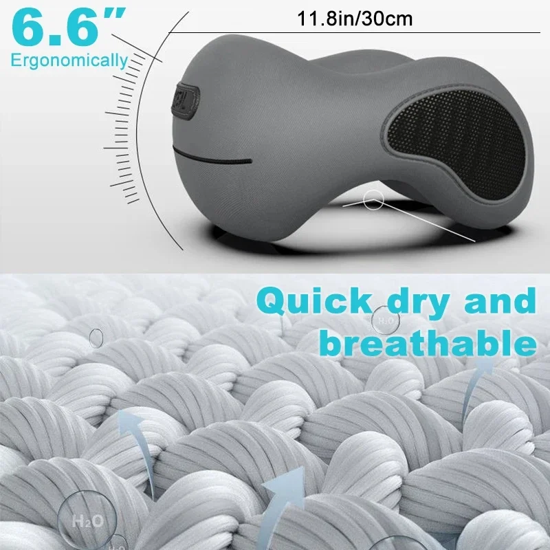 Soft U Shaped Travel Pillow For Sleeping Cervical Health