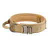 Pet Products Outdoor Tactical Dog Collar Metal Buckle Breathability Nylon Collar Medium and Large Dog Training Neck Collar Dog 6
