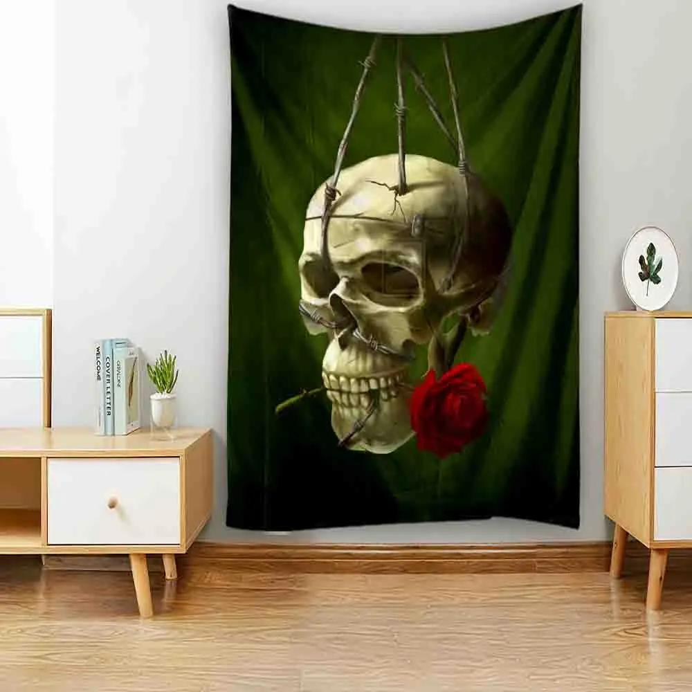 

Skull Tapestry Mandala Wall Decoration Products Tapestries Wall Papers Home Decor Hanging Decoration Tapestries Tapiz De Pared