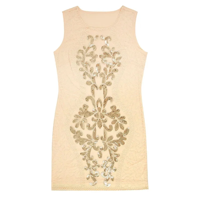 

Oversized Fashion Slim Commuting Spring/Summer Mesh Evening Dress with Diamond Dress Vest Dress Party Fashion Women's Dress