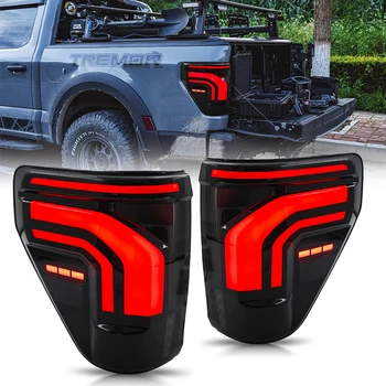 Tail Lights for Ford F150 2021-2025 LED Upgrade Option with Startup Animation Sequential Turn Signal