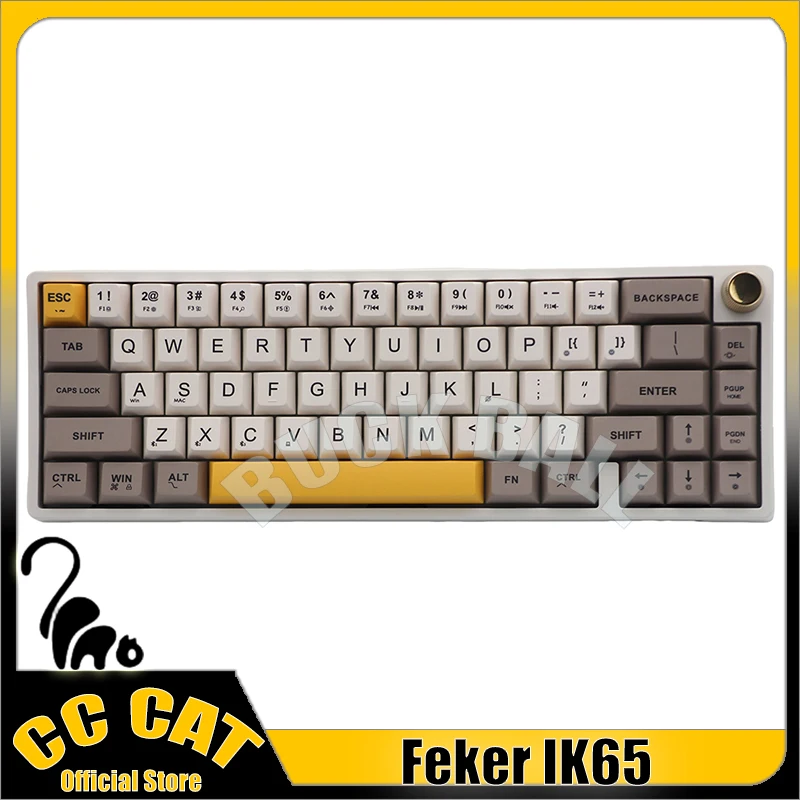 Клавиатура FEKER IK65 Механическая беспроводная, 3 режима, USB/2,4G/Bluetooth, 69 клавиш