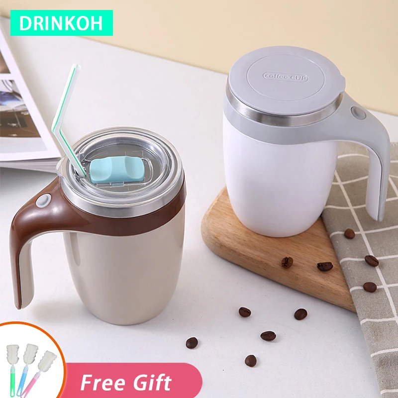 Automatic Stirring USB Coffee Cup Portable Milk Tea Drinks Rechargeable  Powered Coffee Mug Warmer/Heater Brown Color - AliExpress