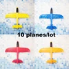 Foam Hand Throwing Airplanes Toy 37cm 48cm Flight Mode Glider Inertia Planes Model Aircraft Planes for Kids Outdoor Sport 1