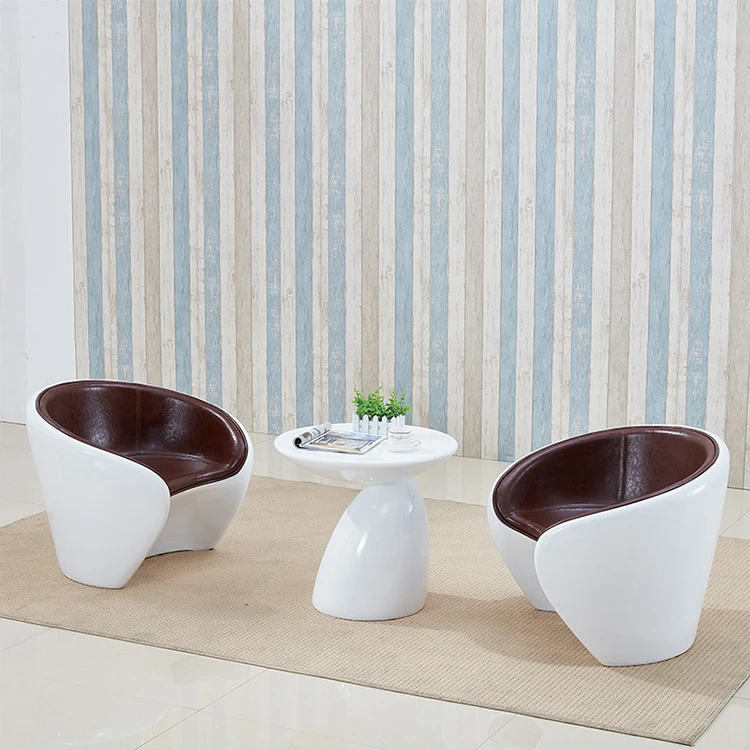 Creative Design Coffee Shop Living Room Office Leisure Lounge Half Circle Chair