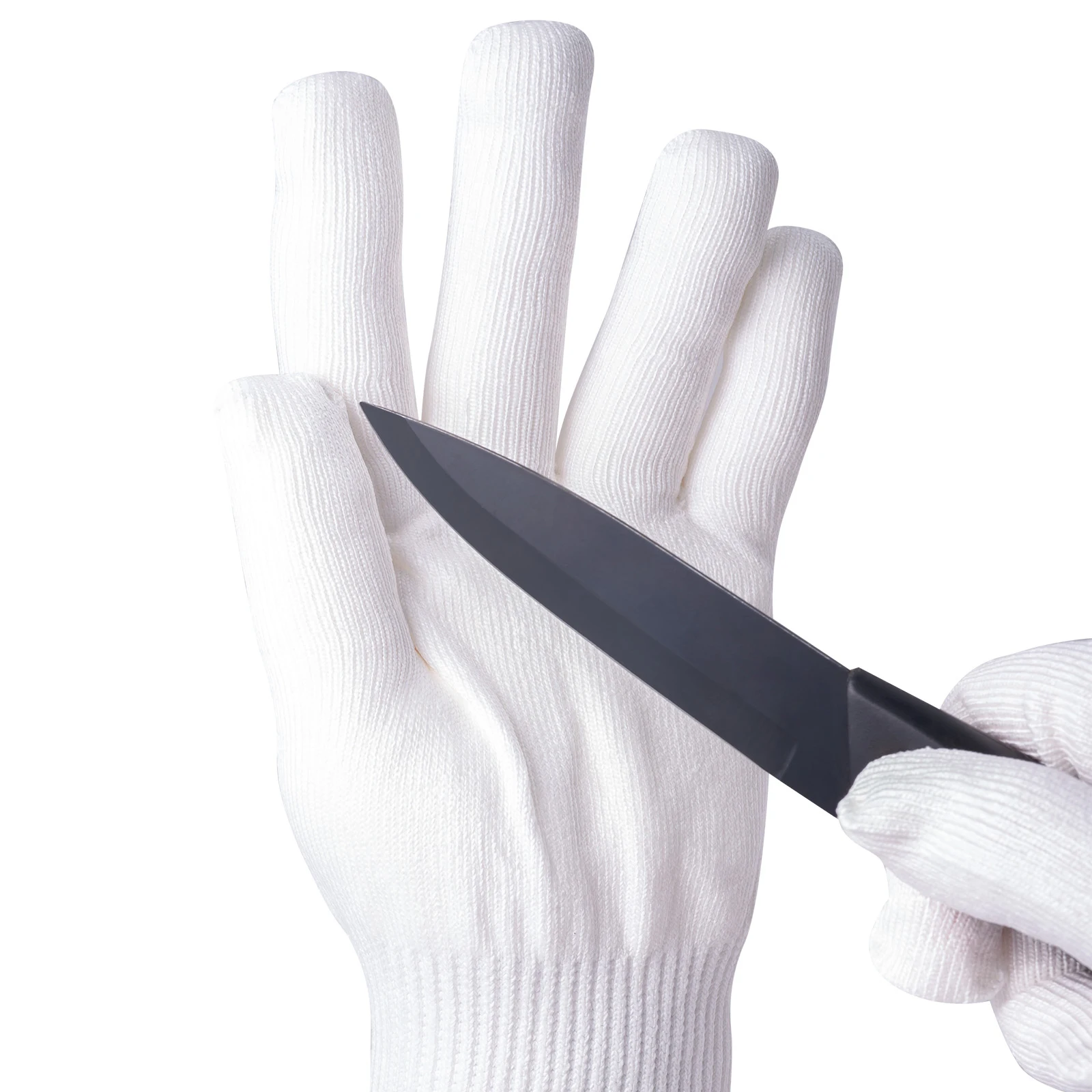 FOSHIO Anti-Cut Nylon Gloves Wear Resistant Work Gloves for Car Vinyl Wrap Window Film Tinting Anti-Static Hand Protector Cover