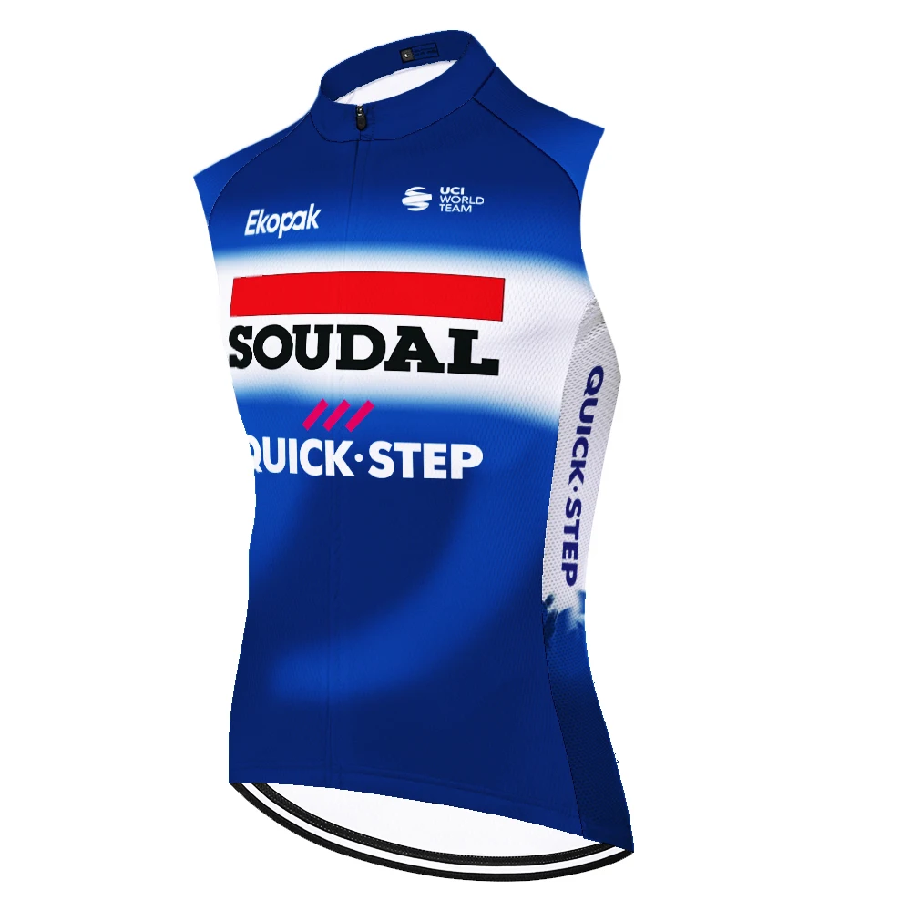 Quick step bike Jersey men Maglia sleeveless Masculino Camiseta Sin Mangas Maillot Jersey Camisa Masculina Ciclismo Hombre cycling jersey