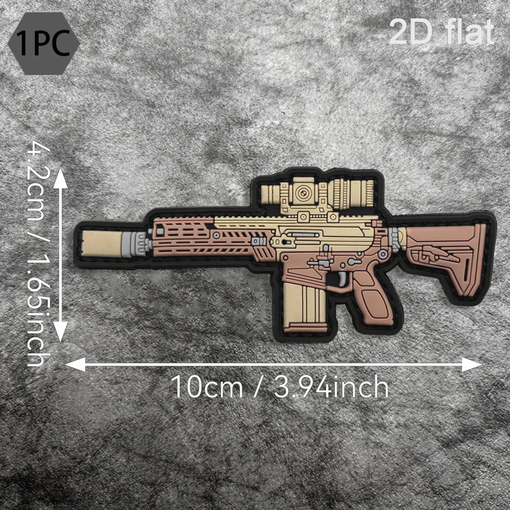 부드러운 고무 배지, 야광 효과, 뒷면에 후크앤루프 패스너가 있는 공격 패턴 PVC 패치, 가방, 배낭, 조끼, 의류 장식 스티커 및 자수 패치에 적합합니다.