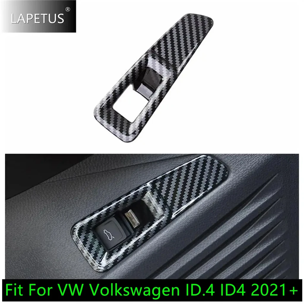 

Car Accessories Rear Trunk Tail Gate Door Switch Button Frame Decoration Panel Cover Trim For VW Volkswagen ID.4 ID4 2021 - 2023
