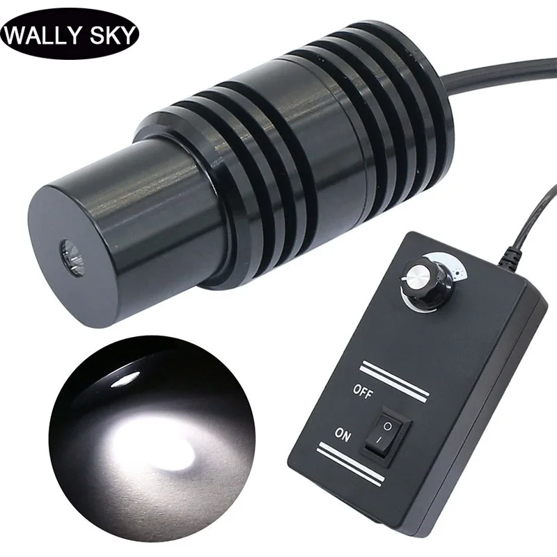 Sorgente Luminosa A Led Coassiale 22Mm Di Diametro Led Illuminatore Per Microscopio Con Sorgente Luminosa Per Microscopio Stereo Industriale