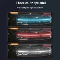 New LED Car Hood Decorative Light Strip With Start Scan Meteor Dynamic Car Daytime Running Light  With Turn Signal Lamp 12V 2
