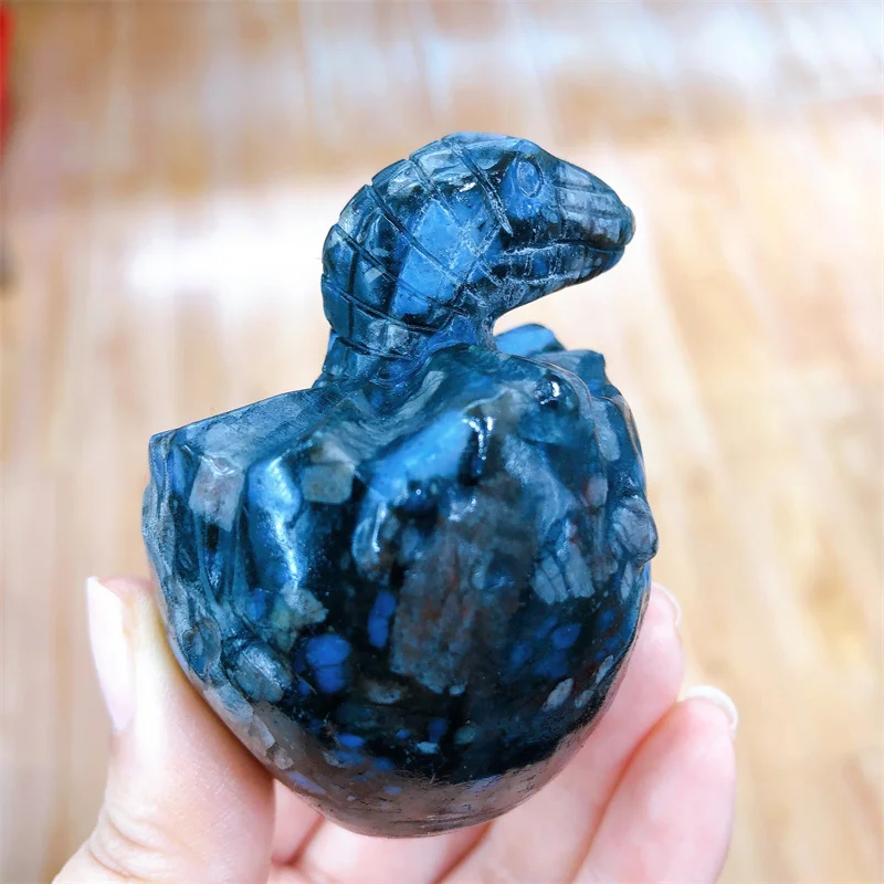 

Natural Llanite Dinosaur Egg Carving Ore Energy Home Office Decoration Craft Gifts Mineral Healing 1PCS