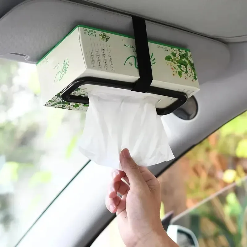 Car supplies paper box clip visor hanging towel box seat back frame