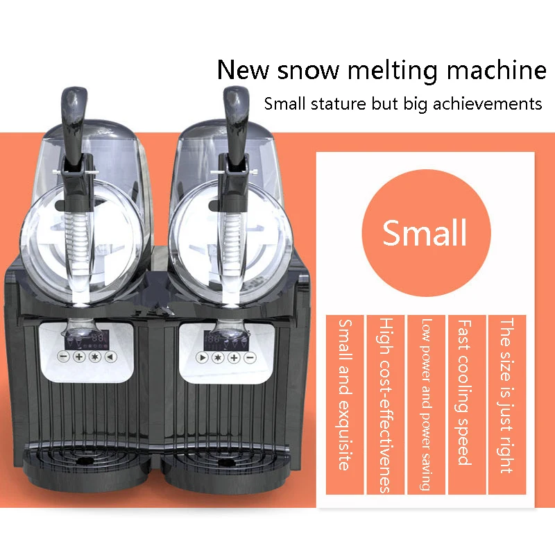 Commercial Frozen Drink Slush Slushy Making Machine Smoothie Maker Electric Snow Melting Machine 4