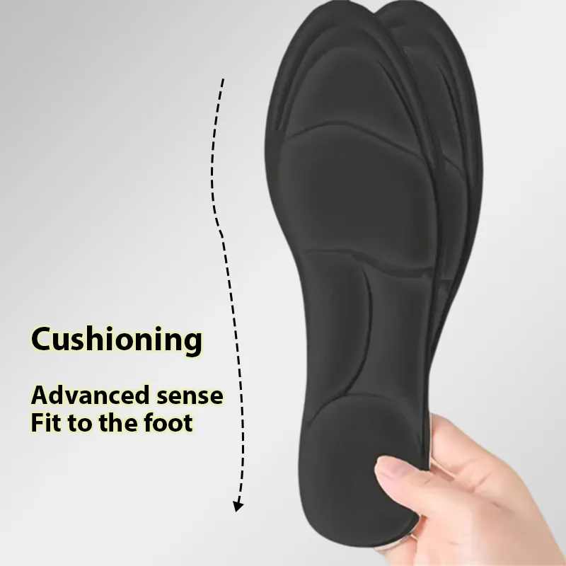 1 Pair 5D Memory Foam Adjustable Wear-resistant Comfortable Soft skin-friendly Arch Support Insoles