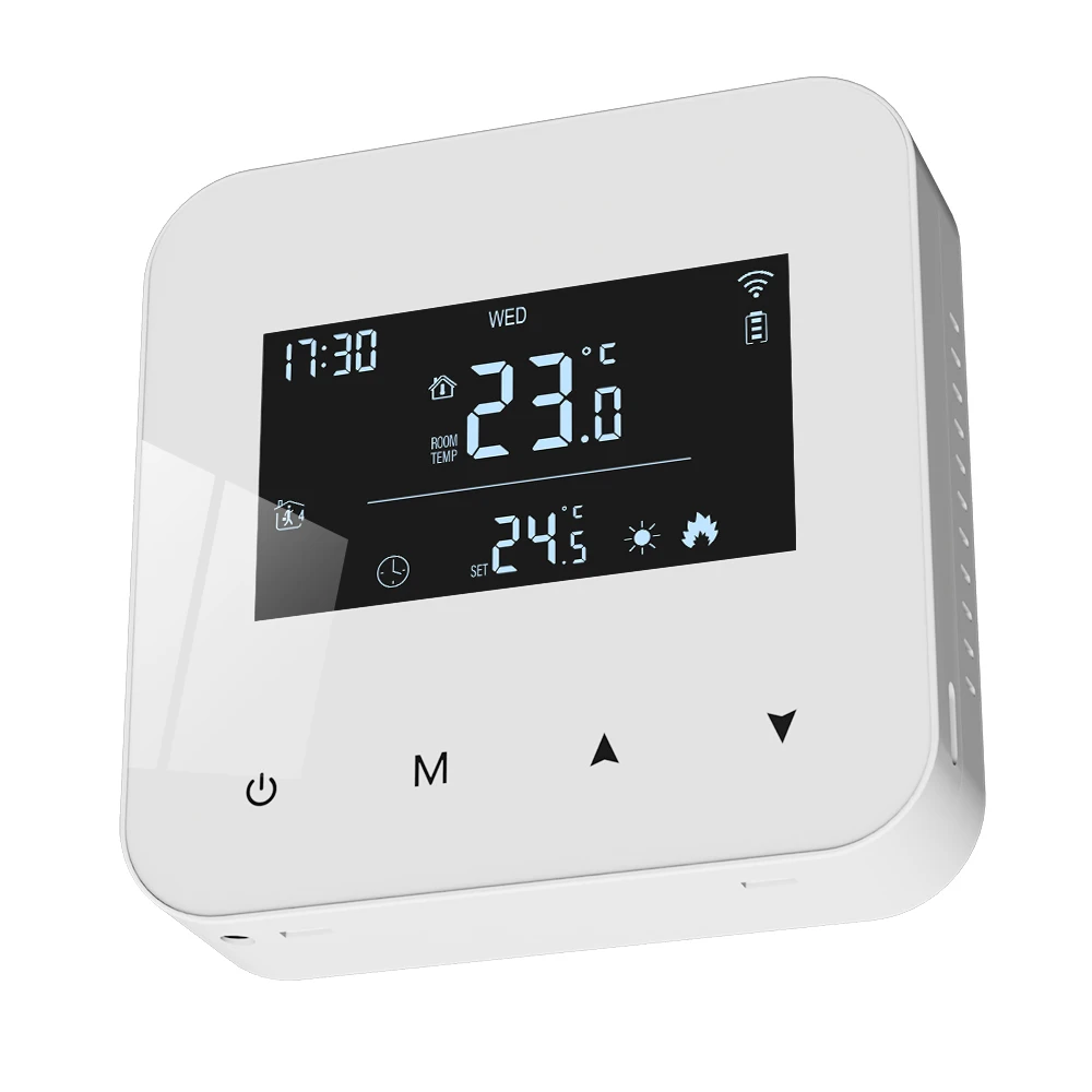 Smart WiFi Gas Boiler Thermostat Daily Programmable Heating/Cooling Battery Powe