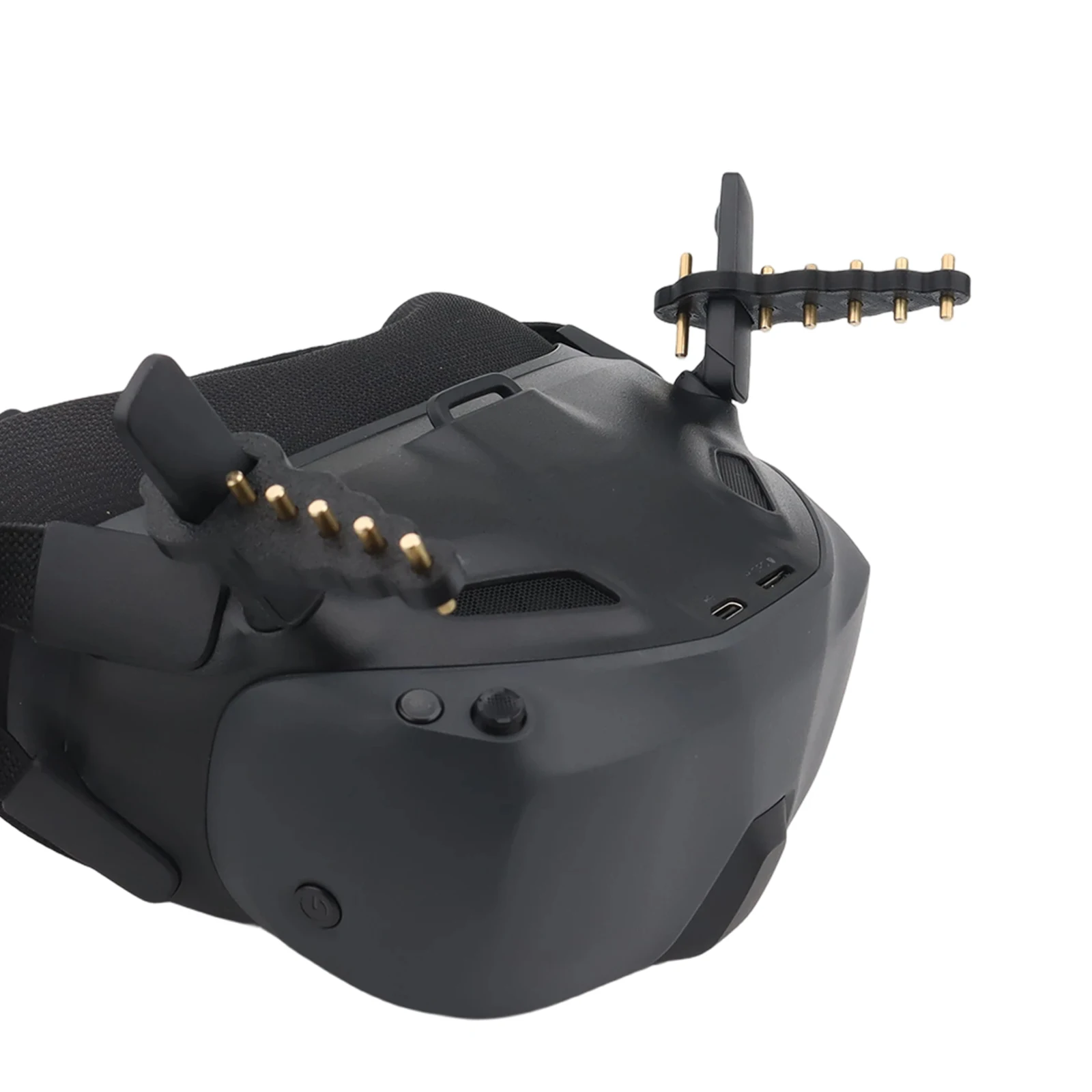 Vue d'ensemble de l'antenne Yagi pour DJI Goggles N3 avec câble et adaptateurs, parfaite pour le FPV longue distance.