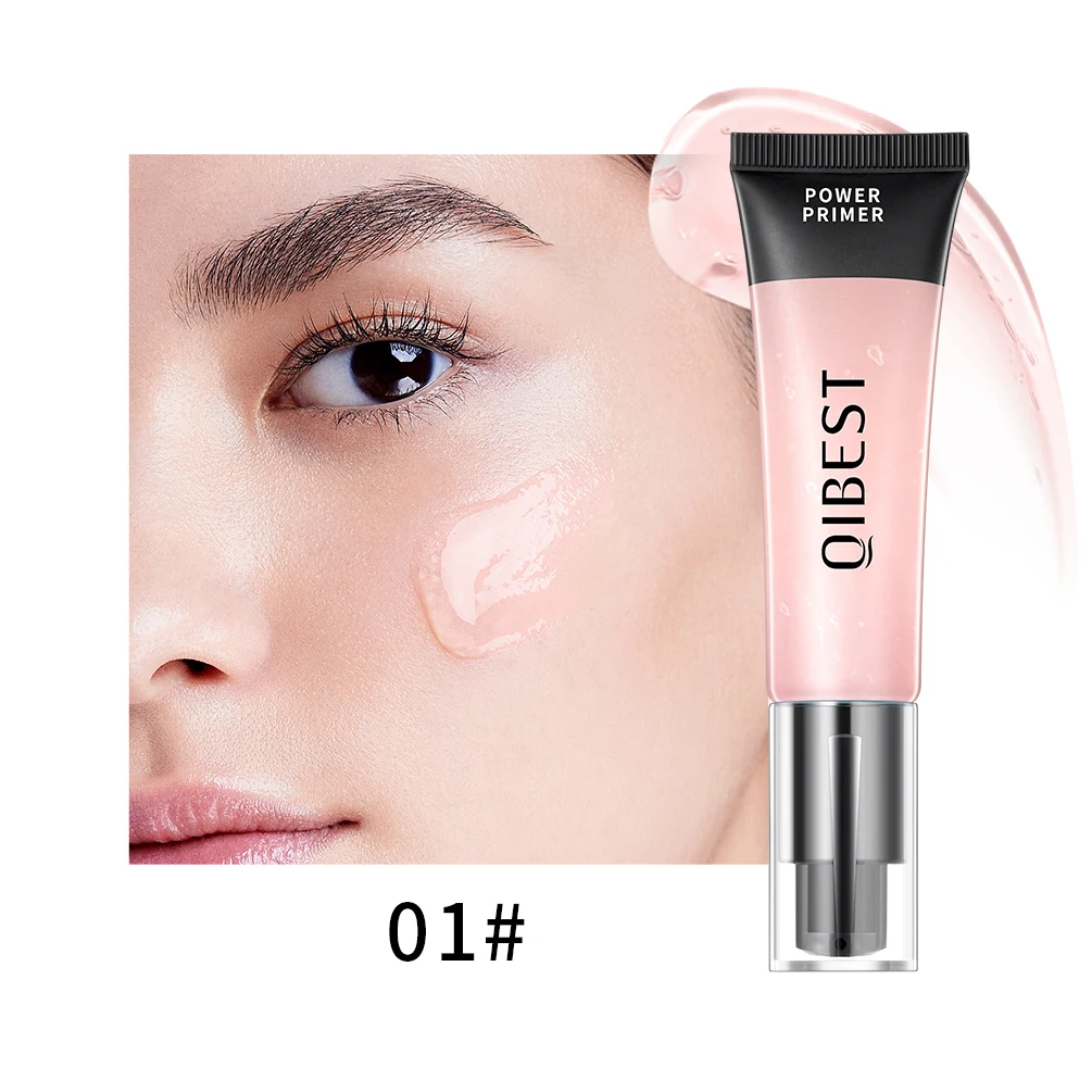 QIBEST-Creme Base Líquida para Rosto, Alta Cobertura, Base de Maquiagem, Oil Control, Primer, Novo, 30ml