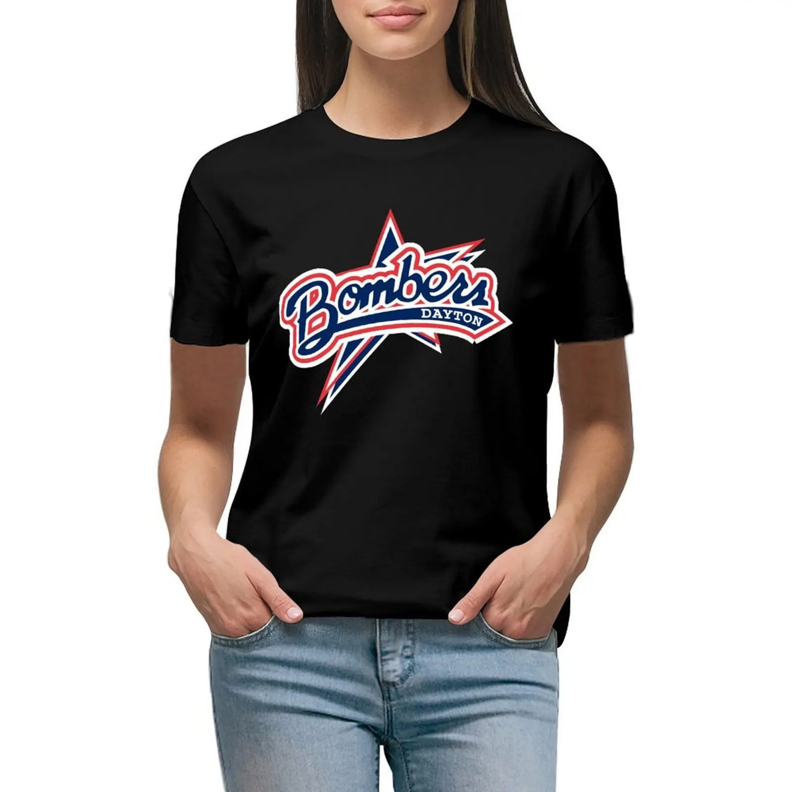

Dayton Bombers T-shirt summer clothes funny hippie clothes Women t shirt