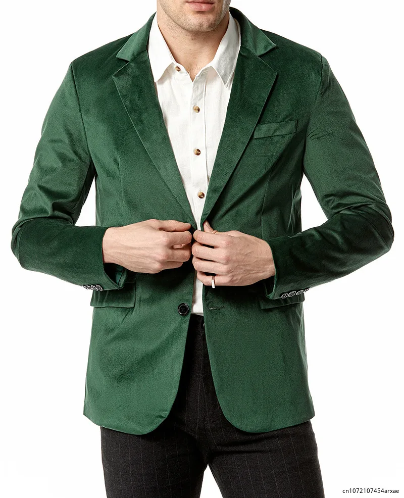 

Фланелевый Коричневый мужской костюм, модный зеленый пиджак, блейзер для выпускного вечера, черный деловой Официальный жилет, куртка для свадьбы