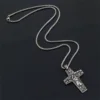 Pope Francis Papal Pectoral Cross the Good Shepherd Stainless Steel Pendant Necklace Catholic Religious Jewelry 3