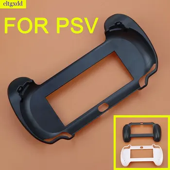 cltgxdd Custodia protettiva Accessori da gioco Custodia rigida Custodia protettiva per pelle Impugnatura per controller di gioco PS PS Vita PSV Nero Bianco
